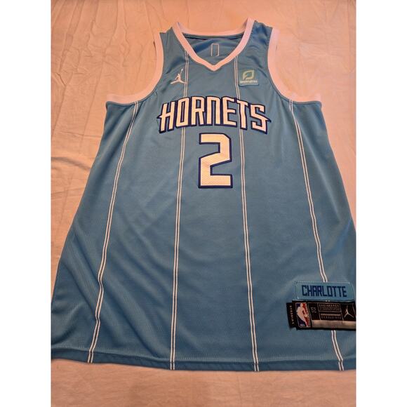 Charlotte Hornets NBA Swingman Size 52 Ball #2 Basketball Jersey - Picture 1 of 5